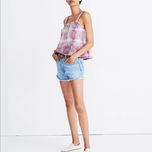 MADEWELL x Warm Tie Dye Drawstring Tank Top - Picture 2 of 10